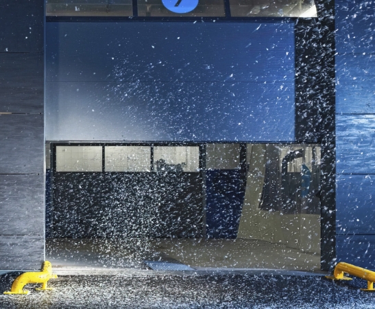 Панорамные ворота AluTherm в Александровском