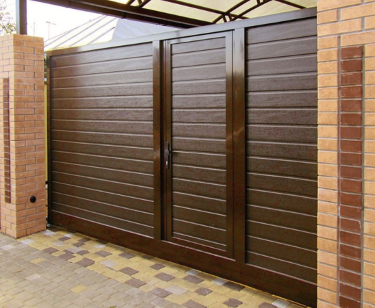 Ворота с калиткой в Александровском