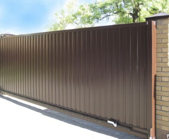 Ворота из профнастила в Александровском