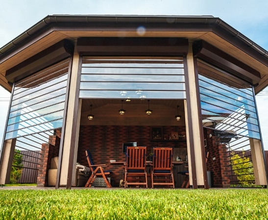 Прозрачные рольставни в Александровском