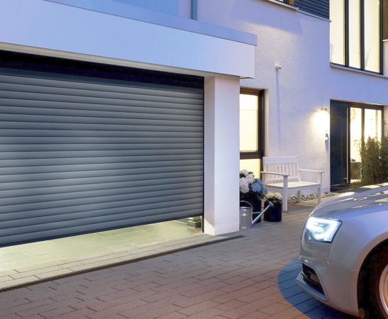 Ворота из роллетного профиля в Александровском